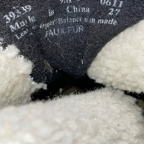 Clarks Bendables Ankle Boots Size 9M Olive Green Leather Faux Sherpa Cuff - Picture 10 of 10